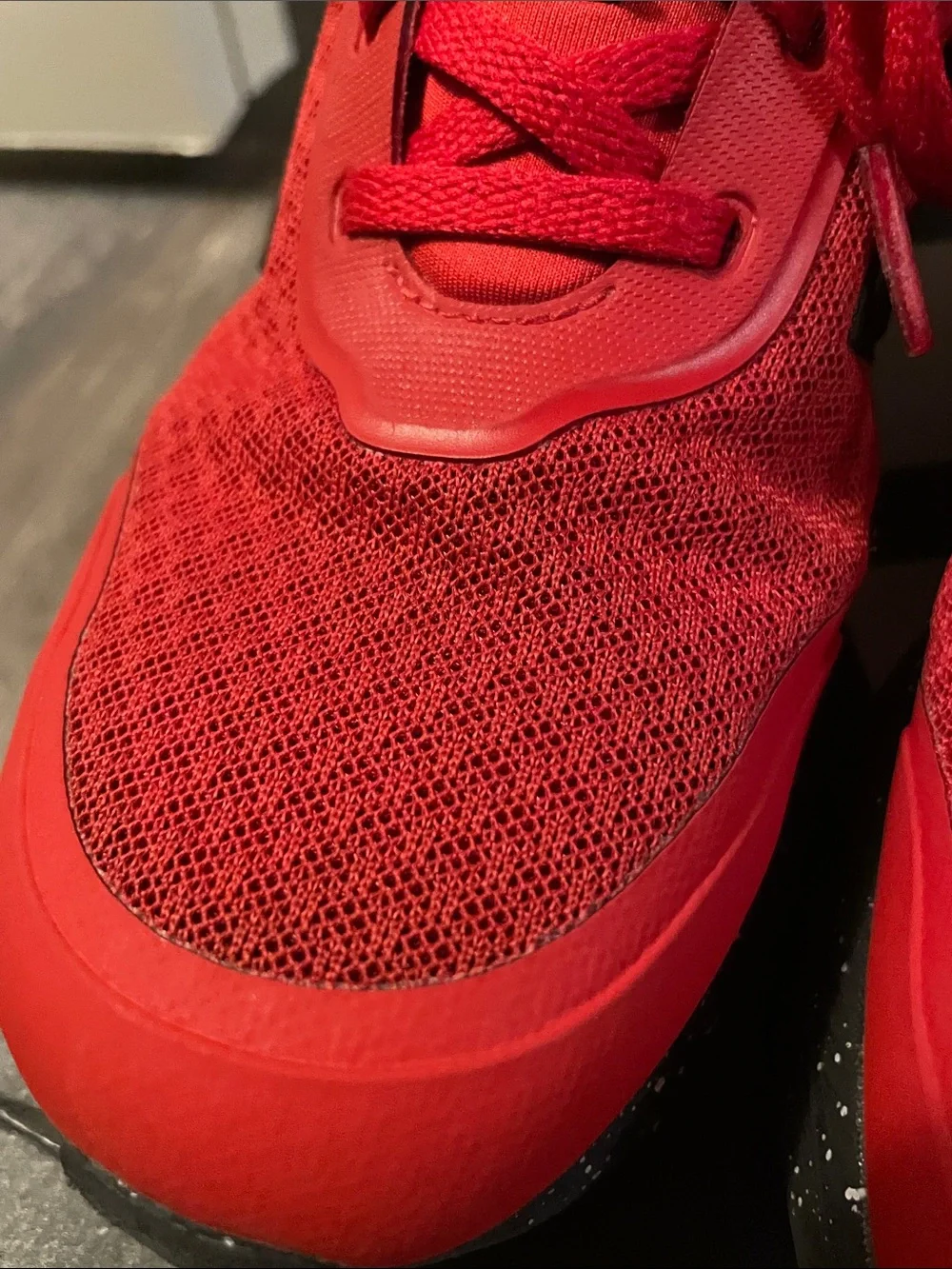 adidas Kids Bright Red Athletic Sneakers